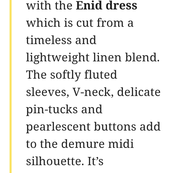 Reiss linen blend dress - Picture 6 of 8